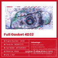 Engine Overhaul Full Gasket Set for MITSUBISHI 4D32